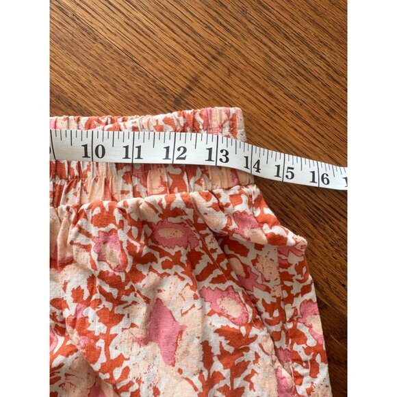 C&C California Womens Pants M Floral Wide Leg Pants Linen Blend - Picture 5 of 10